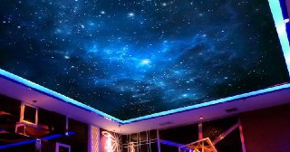 Натяжной потолок звездное небо Елец, цена от 5216 руб.